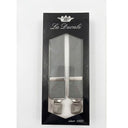 La Ducale bretelle taglie forti uomo colore grigio chiaro 939/GL 015