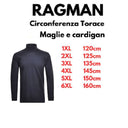 Ragman dolcevita in cotone taglie forti uomo colore blu 40170/070