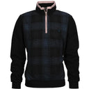 Montecarlo maglione mezza zip cotone invernale taglie forti uomo colore blu 16475/107