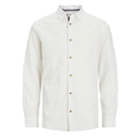 Jack & Jones camicia manica lunga taglie forti uomo colore bianco 12254848