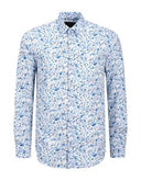 Jack & Jones camicia  manica lunga taglie forti uomo colore fantasia azzurro 12275361