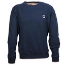 Montecarlo maglione girocollo cotone invernale taglie forti uomo colore blu 16490/740