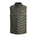 Jack & Jones 100 grammi smanicato taglie forti uomo colore verde 12214533