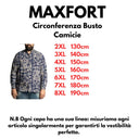 Maxfort camicia manica lunga taglie forti uomo colore blu Busso100
