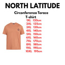North Latitude t-shirt  taglie forti uomo colore coccio 61122
