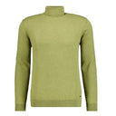 Ragman dolcevita in misto Cashmere taglie forti uomo colore verde acido 742470/373