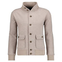 Ragman cardigan misto lana taglie forti uomo colore beige 8810897/082