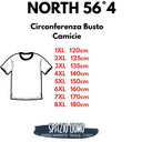 North56°4 maglia girocollo mezza manica taglie forti uomo colore blu navy 99865/0580