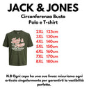 Jack & Jones maglia mezza manica taglie forti uomo colore verde 12284905
