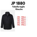 JP 1880 giaccone in misto lana taglie forti uomo colore nero 795063/100