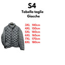 S4 piumino trapuntato taglie forti uomo colore blu scuro Apollo 70621/0800