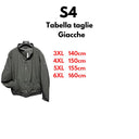 S4 piumino taglie forti uomo colore nero Edward 70629/1200