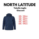 North Latitude giacchino taglie forti uomo colore blu 53152/0581