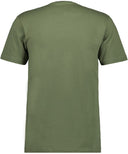 Ragman maglia girocollo mezza manica  taglie forti uomo colore verde militare 40181/339