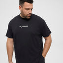 North Latitude t-shirt taglie forti uomo colore nero 51319