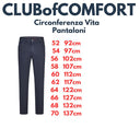 Club of Comfort pantalone cinque tasche taglie forti uomo colore blu scuro Marvin 8214/42