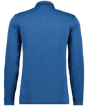 Ragman polo no stiro manica lunga taglie forti uomo colore bluette 540291/765