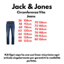 Jack & Jones jeans elasticizzato taglie forti uomo colore blu  Mike 12234769