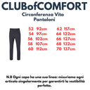 Club of Comfort pantalone tasca alla francese taglie forti uomo colore blu scuro Garvey 5107/42