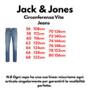 Jack & Jones jeans elasticizzato taglie forti uomo colore blu denim chiaro Mike 12284622