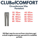 Club of Comfort pantalone cinque tasche taglie forti uomo colore tortora  Marvin 8103/16