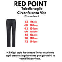 Redpoint pantalone lino tasca francese taglie forti uomo colore blu 80175/0800