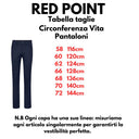 Redpoint pantalone cinque tasche taglie forti uomo colore blu 80160/0800