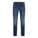 Jack & Jones jeans elasticizzato taglie forti uomo colore blu denim Tim 12153646