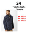 S4 Soprabito taglie forti uomo colore blu North Star 74312