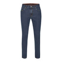 Club of Comfort pantalone modello jeans termico cinque tasche taglie forti uomo colore blu  Henry 6822/43