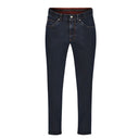 Club of Comfort pantalone modello jeans termico cinque tasche taglie forti uomo colore blu scuro Henry 6822/40
