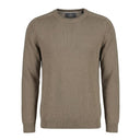 Ragman maglia girocollo cotone taglie forti uomo colore tortora 464180/084