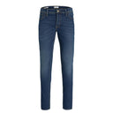 Jack & Jones jeans elasticizzato taglie forti uomo colore blu denim Glenn 12237576