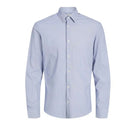 Jack & Jones camicia manica lunga taglie forti uomo colore azzurro 12258341