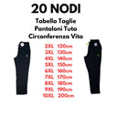 20 Nodi pantalone tuta cotone taglie forti uomo colore blu Grecale