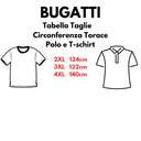 Bugatti polo coreana taglie forti uomo colore bianco 75021C/20