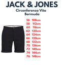 Jack & Jones bermuda taglie forti uomo colore blu scuro 12232570
