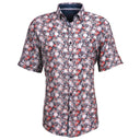 Montecarlo camicia mezza manica taglie forti uomo colore fantasia 27093/743