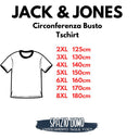 Jack & Jones t-shirt  mezza manica taglie forti uomo colore blu 12275771