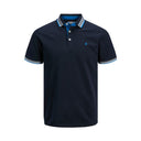 Jack & Jones polo mezza manica taglie forti uomo colore blu/navy 12143859