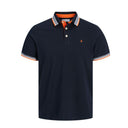 Jack & Jones polo mezza manica taglie forti uomo colore blu scuro 12143859
