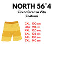 North 56°4 costume boxer mare taglie forti uomo colore arancio/blu 31122B