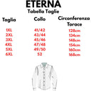 Eterna camicia manica lunga  taglie forti uomo colore bianco 8464/00/E181