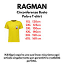 Ragman maglia girocollo mezza manica taglie forti uomo colore giallo 366482/522