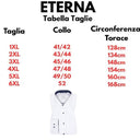 Eterna camicia manica lunga  taglie forti uomo colore bianco 8819/00/E15V