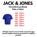 Jack & Jones maglia mezza manica taglie forti uomo colore blu 12288197