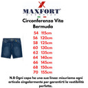 Maxfort  bermuda in jeans  taglie forti uomo colore jeans E2809100