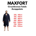 Maxfort accappatoio in spugna taglie forti uomo art okey