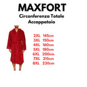 Maxfort accappatoio in spugna taglie forti uomo art okey