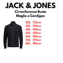 Jack & Jones cardigan taglie forti uomo colore nero 12284612